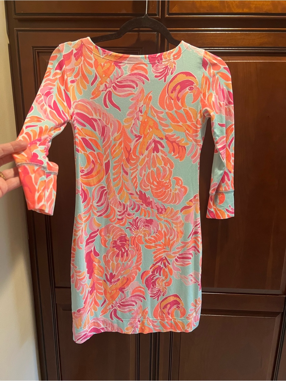 NWOT Lilly Pulitzer Sophie UPF 50+ Love Birds Print Dress Classic Resort - XXS - Picture 3 of 9